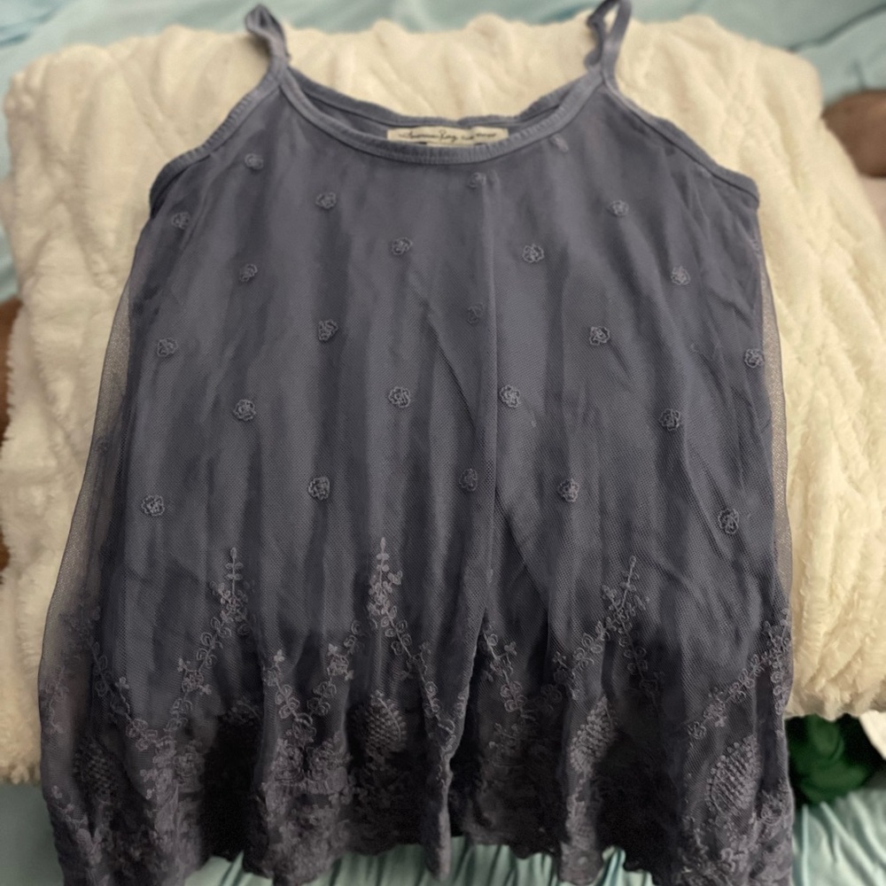 American Rag Blue Tank Top NWOT